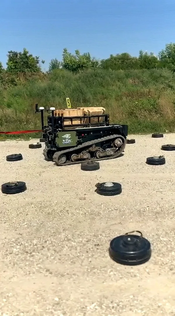 Mine-risk ground