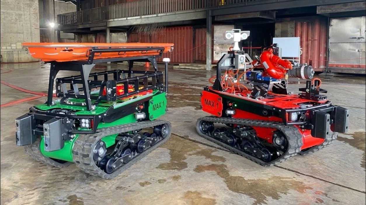 Three MAX1 vehicles in different payload configurations